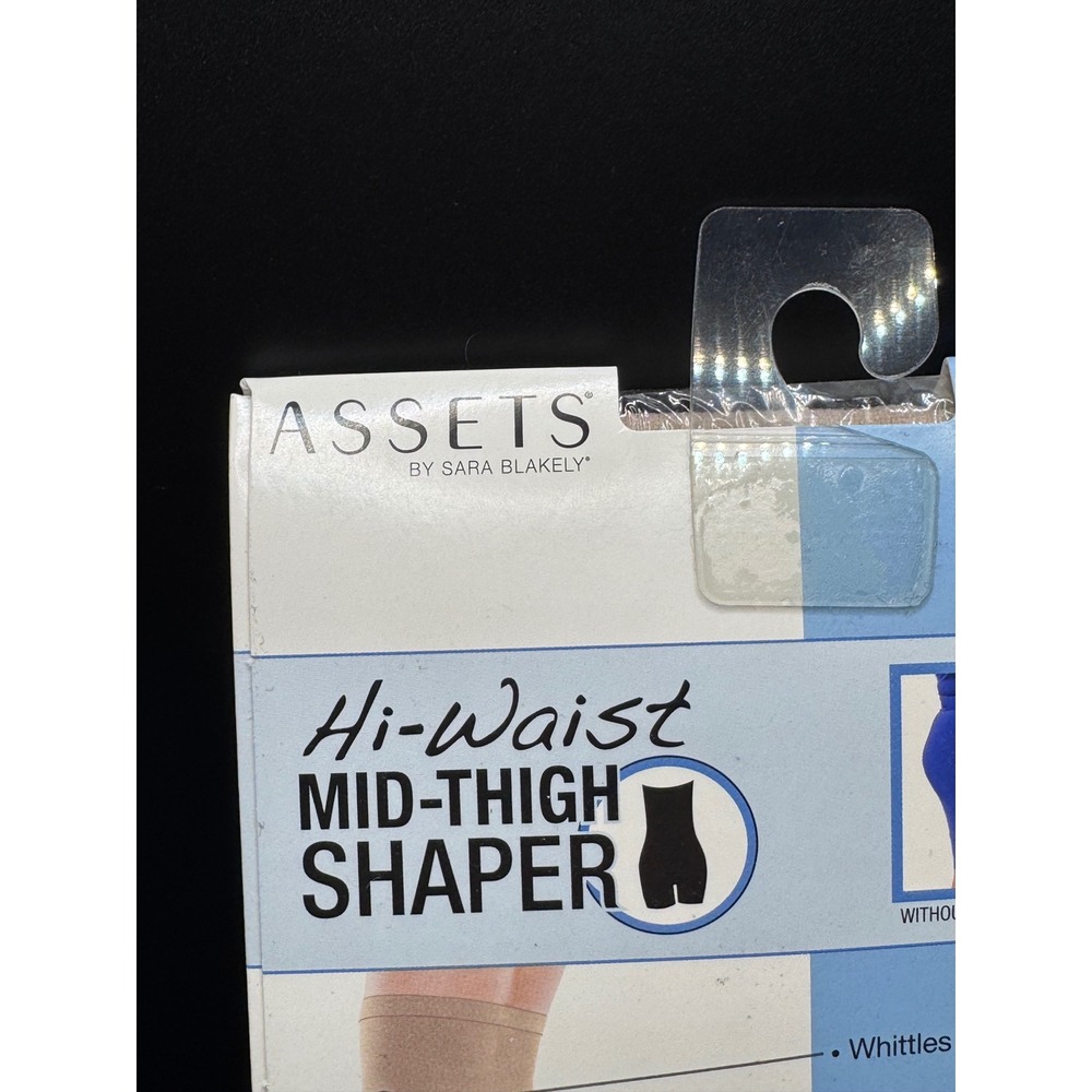 Assets by Sara Blakely Spanx Hi-Waist Mid-Thigh Shaper Nude Size 5 166B New - Picture 4 of 5